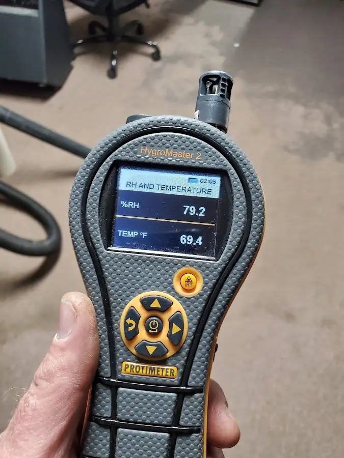 Moisture meter humidity assessment for Mold Remediation & Removal in South Cleveland